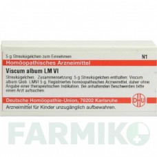 ВІСКУМ АЛЬБУМ (VISCUM ALBUM) LM VI глобули 5 г - Гомеопатія DHU