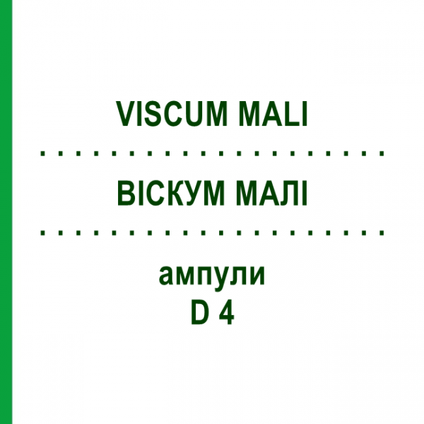 ВИСКУМ МАЛИ (VISCUM MALI) D 4 ампулы 10x1 мл - Гомеопатия WALA HEILMITTEL