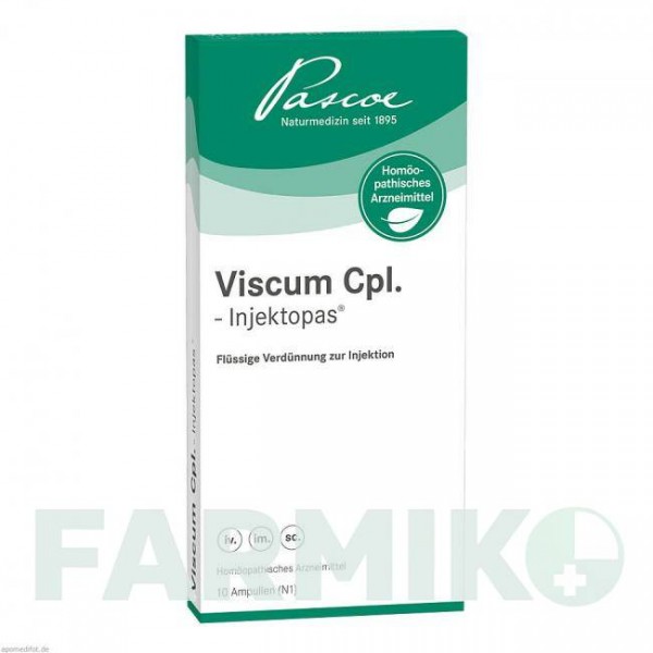 ВИСКУМ (VISCUM) ампулы 10x2 мл - Гомеопатия PASCOE