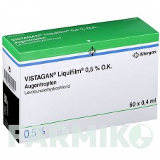 ВИСТАГАН (VISTAGAN) 0,5% капли 60x0,4 мл - Левобунолол ABBVIE