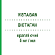 ВИСТАГАН (VISTAGAN) 5 мг/мл капли глазные 60 шт 0,4 мл - Левобунолол ABBVIE