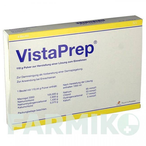 ВИСТАПРЕП (VISTAPREP) порошок 1x12 шт - Макрогол, Другое TILLOTTS PHARMA