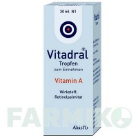 ВІТАДРАЛ (VITADRAL) 30,2 мг/мл краплі 30 мл - Вітамін А (Ретинол) ARISTO PHARMA