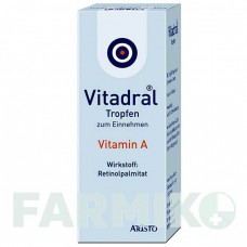 ВІТАДРАЛ (VITADRAL) 30,2 мг/мл краплі 50 мл - Вітамін А (Ретинол) ARISTO PHARMA