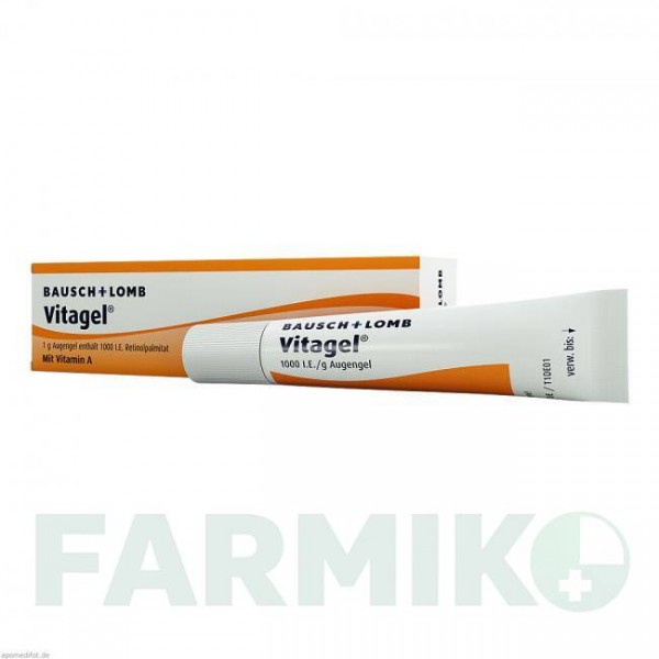 ВИТАГЕЛЬ (VITAGEL) гель 10 г - Витамин A (Ретинол) DR.GERHARD MANN