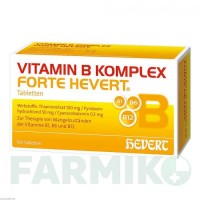 ВИТАМИН B (VITAMIN B) таблетки 100 шт - Витамин B1 (Тиамин), Витамин B6 (Пиридоксин), Витамин B12 (Цианокобаламин) HEVERT