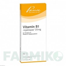 ВІТАМІН B1 (VITAMIN B1) 25 мг розчин 10x1 мл - Вітамін B1 (Тіамін) PASCOE