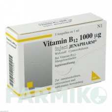 ВІТАМІН B12 (VITAMIN B12) 1000 мкг ампули 5 шт - Вітамін B12 (Ціанокобаламін) MIBE
