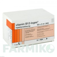 ВИТАМИН B12 (VITAMIN B12) ампулы 50x2 мл - Витамин B12 (Цианокобаламин) DR.LOGES