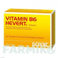 ВІТАМІН B6 (VITAMIN B6) таблетки 100 шт - Вітамін B6 (Піридоксин) HEVERT