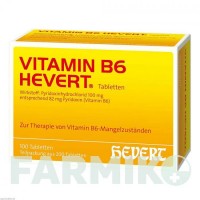 ВІТАМІН B6 (VITAMIN B6) таблетки 200 шт - Вітамін B6 (Піридоксин) HEVERT