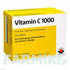 ВІТАМІН C (VITAMIN C) 1000 таблетки 50 шт - Вітамін C (Аскорбінова кислота) WORWAG PHARMA