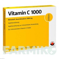 ВИТАМИН C (VITAMIN C) 1000 ампулы 5x5 мл - Витамин C (Аскорбиновая кислота) WORWAG PHARMA
