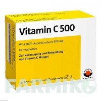 ВІТАМІН C (VITAMIN C) 500 таблетки 50 шт - Вітамін C (Аскорбінова кислота) WORWAG PHARMA