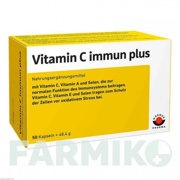ВІТАМІН C (VITAMIN C) капсули 50 шт - Вітаміни, Мікроелементи WORWAG PHARMA