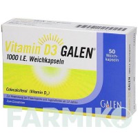 ВІТАМІН D3 (VITAMIN D3) 1000 МО капсули 100 шт - Колекальциферол GALENPHARMA