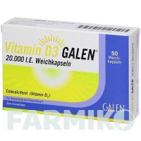 ВІТАМІН D3 (VITAMIN D3) 20000 МО капсули 50 шт - Колекальциферол GALENPHARMA