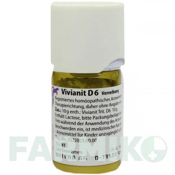 ВІВІАНІТ (VIVIANIT) D 6 тритурація 20 г - Гомеопатія WELEDA