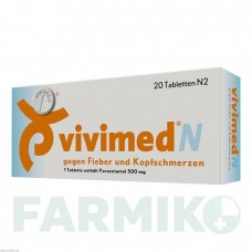 ВИВИМЕД (VIVIMED) таблетки 20 шт - Парацетамол DR.GERHARD MANN