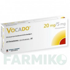 ВОКАДО (VOCADO) 20 мг/5 мг таблетки 28 шт - Олмесартан, Амлодипин BERLIN-CHEMIE