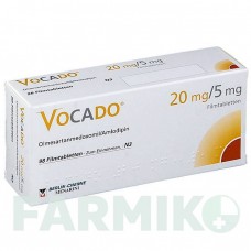 ВОКАДО (VOCADO) 20 мг/5 мг таблетки 98 шт - Олмесартан, Амлодипин BERLIN-CHEMIE