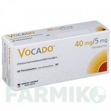ВОКАДО (VOCADO) 40 мг/5 мг таблетки 98 шт - Олмесартан, Амлодипин BERLIN-CHEMIE