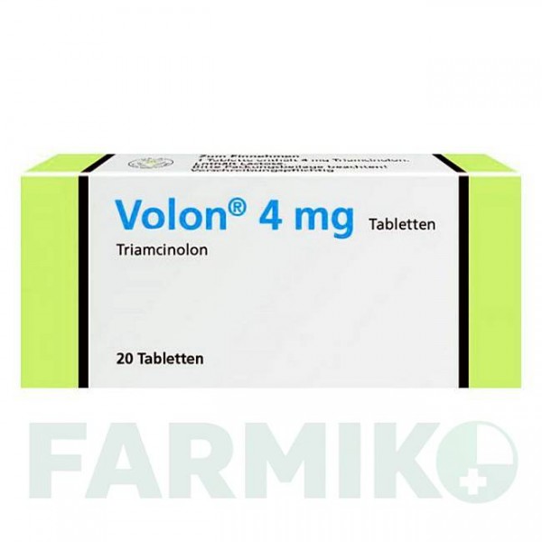 ВОЛОН (VOLON) 4 мг таблетки 20 шт - Триамцинолон DERMAPHARM