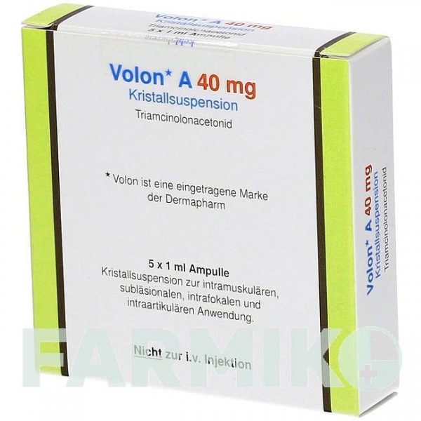 ВОЛОН (VOLON) 40 ампулы 5x1 мл - Триамцинолон депо KOHLPHARMA