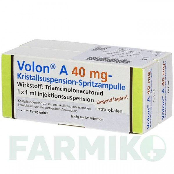 ВОЛОН (VOLON) 40 шприци 1 мл - Триамцинолон депо KOHLPHARMA