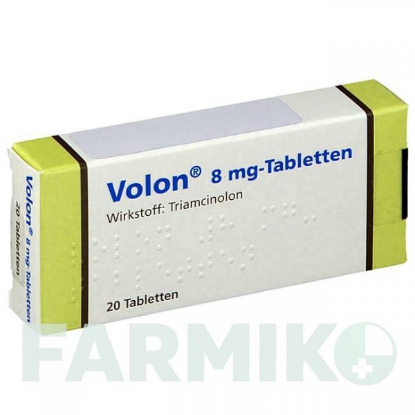 ВОЛОН (VOLON) 8 мг таблетки 20 шт - Триамцинолон EMRA-MED