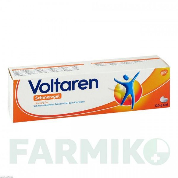 ВОЛЬТАРЕН (VOLTAREN) гель 120 г - Диклофенак GLAXOSMITHKLINE