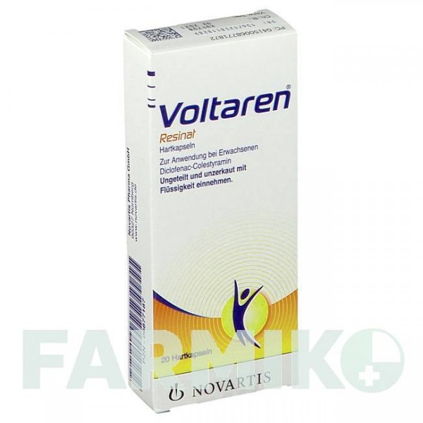 ВОЛЬТАРЕН (VOLTAREN) капсули 20 шт - Диклофенак NOVARTIS