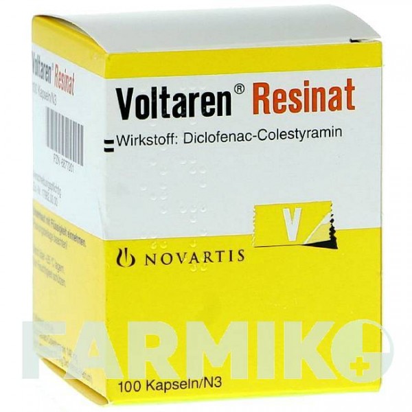 ВОЛЬТАРЕН (VOLTAREN) капсулы 100 шт - Диклофенак NOVARTIS