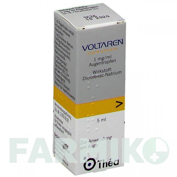 ВОЛЬТАРЕН (VOLTAREN) капли 5 мл - Диклофенак THEA FARMA