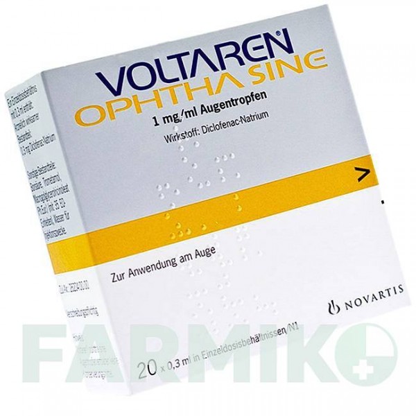 ВОЛЬТАРЕН (VOLTAREN) капли 20x0,3 мл - Диклофенак THEA FARMA