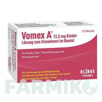 ВОМЕКС (VOMEX) 12,5 мг раствор 12 шт - Дименгидринат KLINGE PHARMA