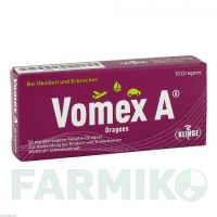 ВОМЕКС (VOMEX) 50 мг таблетки 10 шт - Дименгидринат KLINGE PHARMA