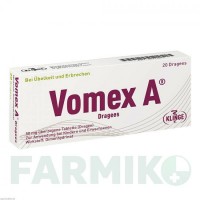 ВОМЕКС (VOMEX) 50 мг таблетки 20 шт - Дименгидринат KLINGE PHARMA