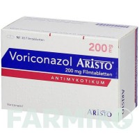 ВОРИКОНАЗОЛ (VORICONAZOL) 200 мг таблетки 30 шт - Вориконазол ARISTO PHARMA