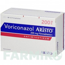 ВОРИКОНАЗОЛ (VORICONAZOL) 200 мг таблетки 30 шт - Вориконазол ARISTO PHARMA