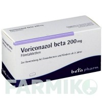 ВОРИКОНАЗОЛ (VORICONAZOL) 200 мг таблетки 30 шт - Вориконазол BETAPHARM