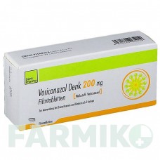 ВОРИКОНАЗОЛ (VORICONAZOL) 200 мг таблетки 30 шт - Вориконазол DENK PHARMA