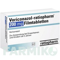 ВОРИКОНАЗОЛ (VORICONAZOL) 200 мг таблетки 10 шт - Вориконазол RATIOPHARM