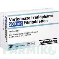ВОРИКОНАЗОЛ (VORICONAZOL) 200 мг таблетки 30 шт - Вориконазол RATIOPHARM