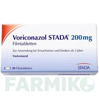 ВОРИКОНАЗОЛ (VORICONAZOL) 200 мг таблетки 30 шт - Вориконазол STADAPHARM