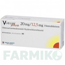 ВОТУМ (VOTUM) 20/12,5 мг таблетки 98 шт - Олмесартан, Гидрохлоротиазид BERLIN-CHEMIE