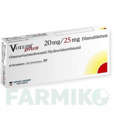 ВОТУМ (VOTUM) 20/25 мг таблетки 28 шт - Олмесартан, Гидрохлоротиазид BERLIN-CHEMIE