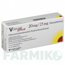 ВОТУМ (VOTUM) 20/25 мг таблетки 56 шт - Олмесартан, Гидрохлоротиазид BERLIN-CHEMIE