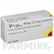 ВОТУМ (VOTUM) 40 мг/12,5 мг таблетки 98 шт - Олмесартан, Гидрохлоротиазид BERLIN-CHEMIE