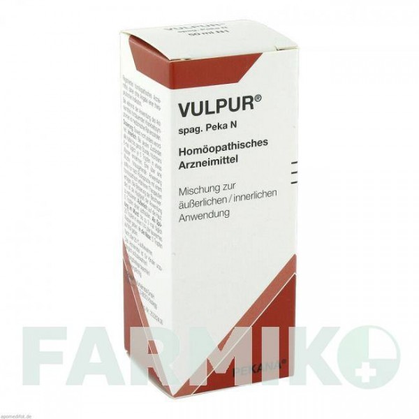 ВУЛЬПУР (VULPUR) капли 50 мл - Гомеопатия PEKANA NATURHEILMITTEL